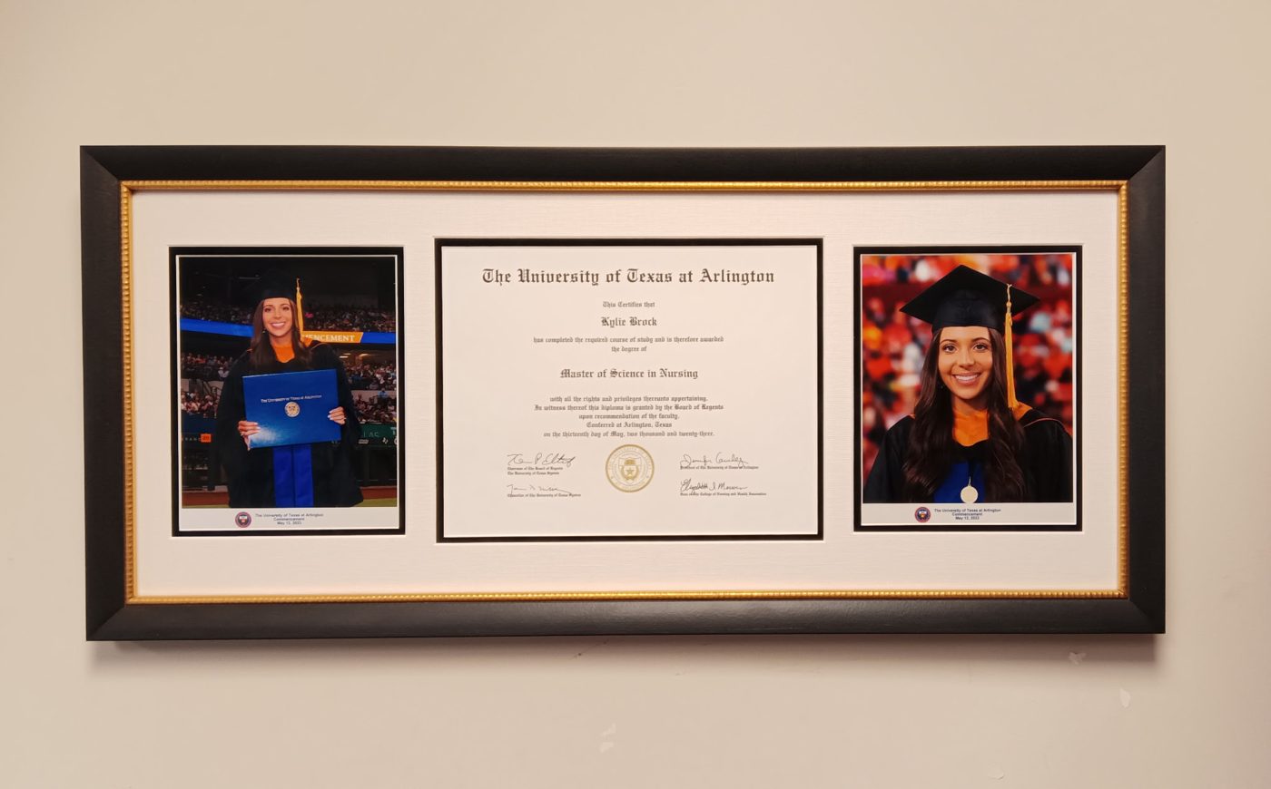 Custom framing work by Uncommon — Lubbock, TX