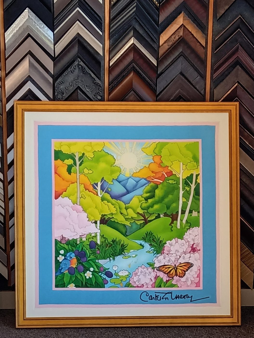 Custom framing work by Uncommon — Lubbock, TX