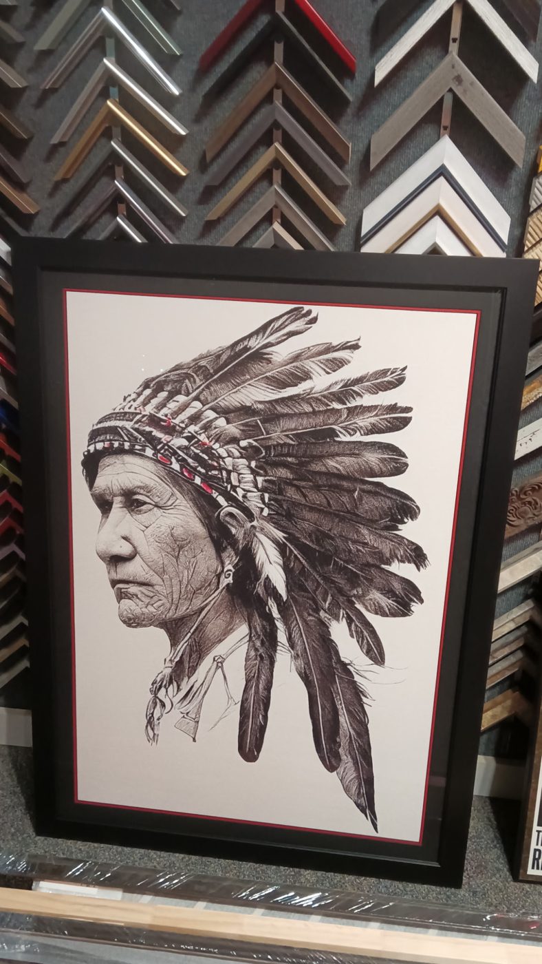 Custom framing work by Uncommon — Lubbock, TX