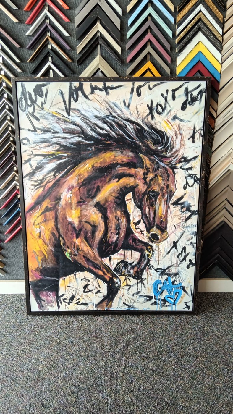Custom framing work by Uncommon — Lubbock, TX