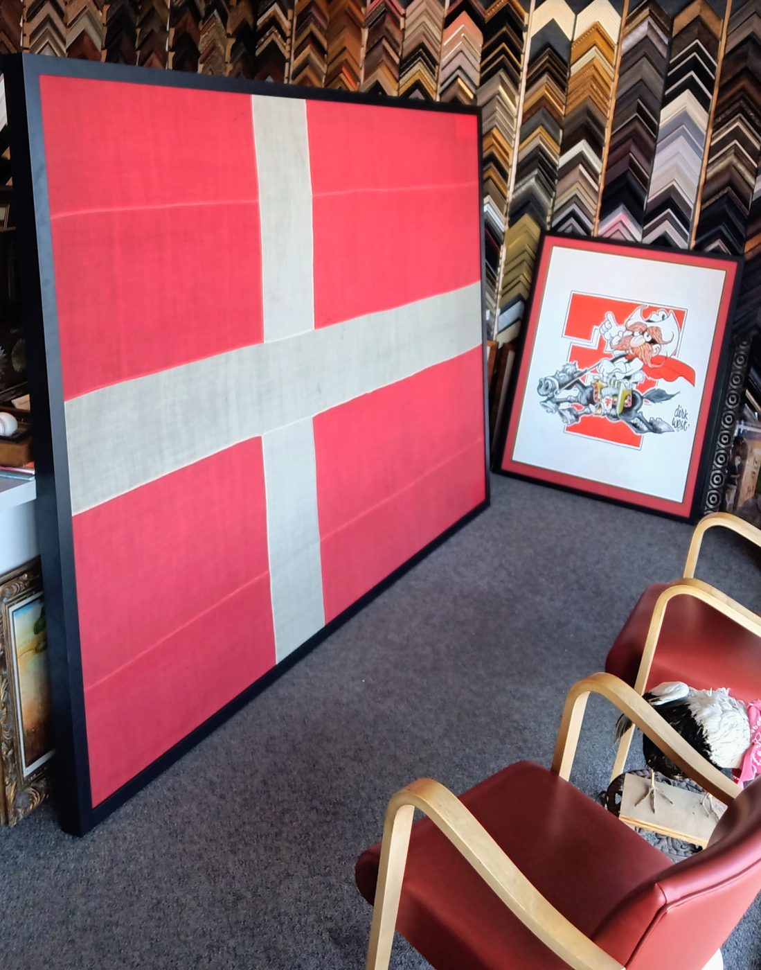 Custom framing work by Uncommon — Lubbock, TX