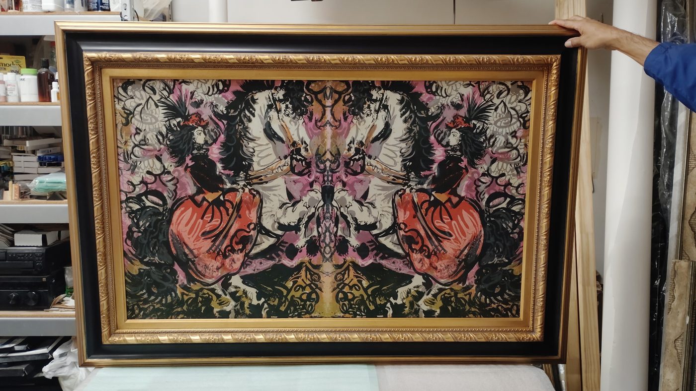 Custom framing work by Uncommon — Lubbock, TX
