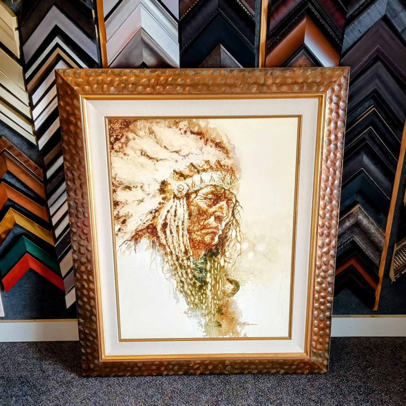 Custom framing work by Uncommon — Lubbock, TX