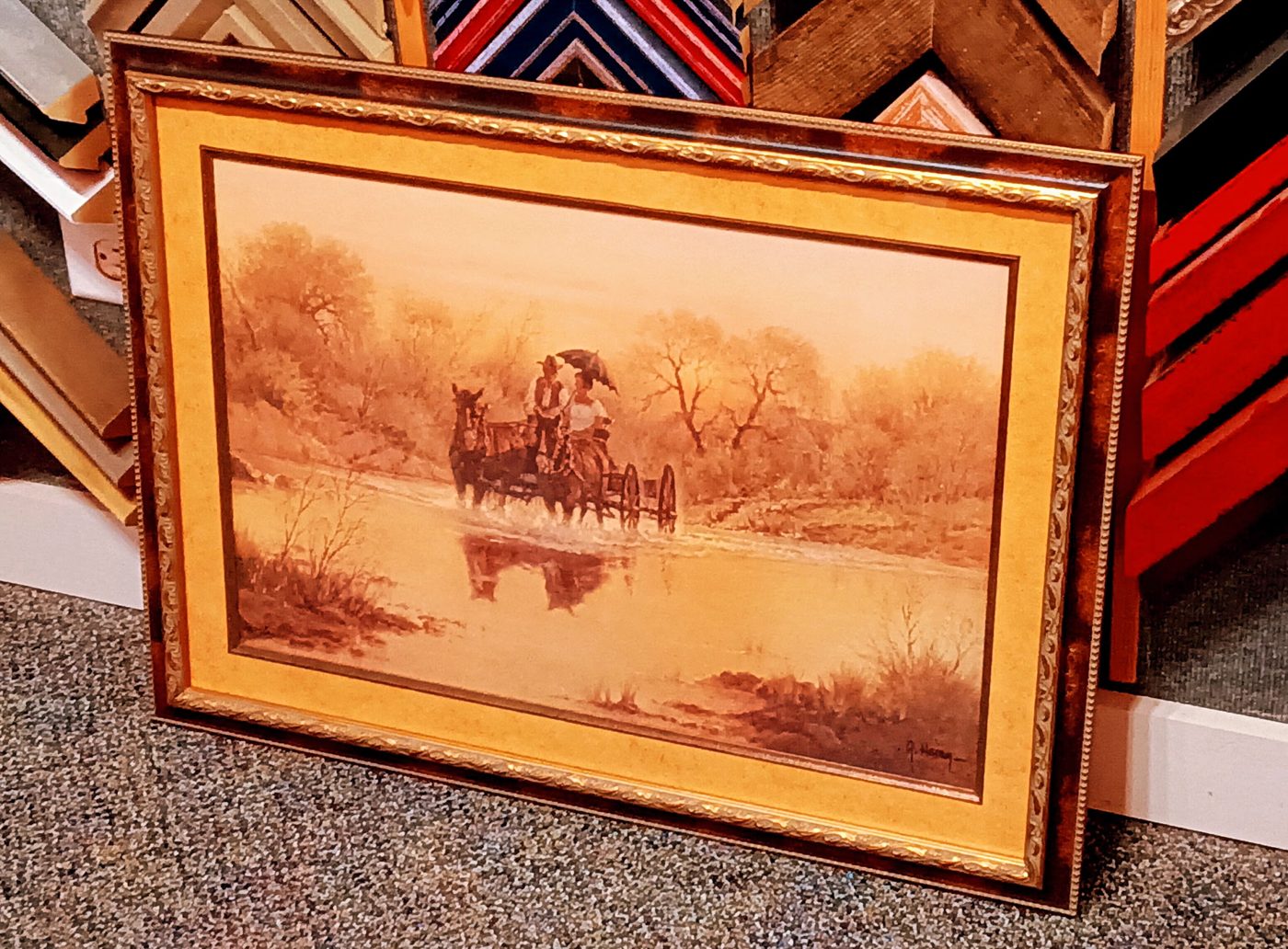 Custom framing work by Uncommon — Lubbock, TX