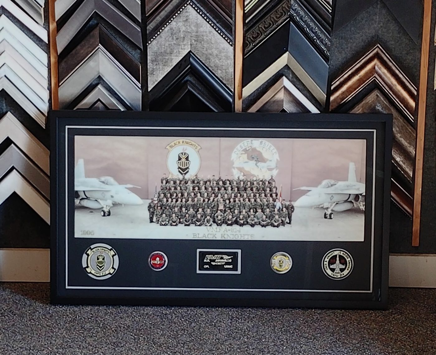 Custom framing work by Uncommon — Lubbock, TX