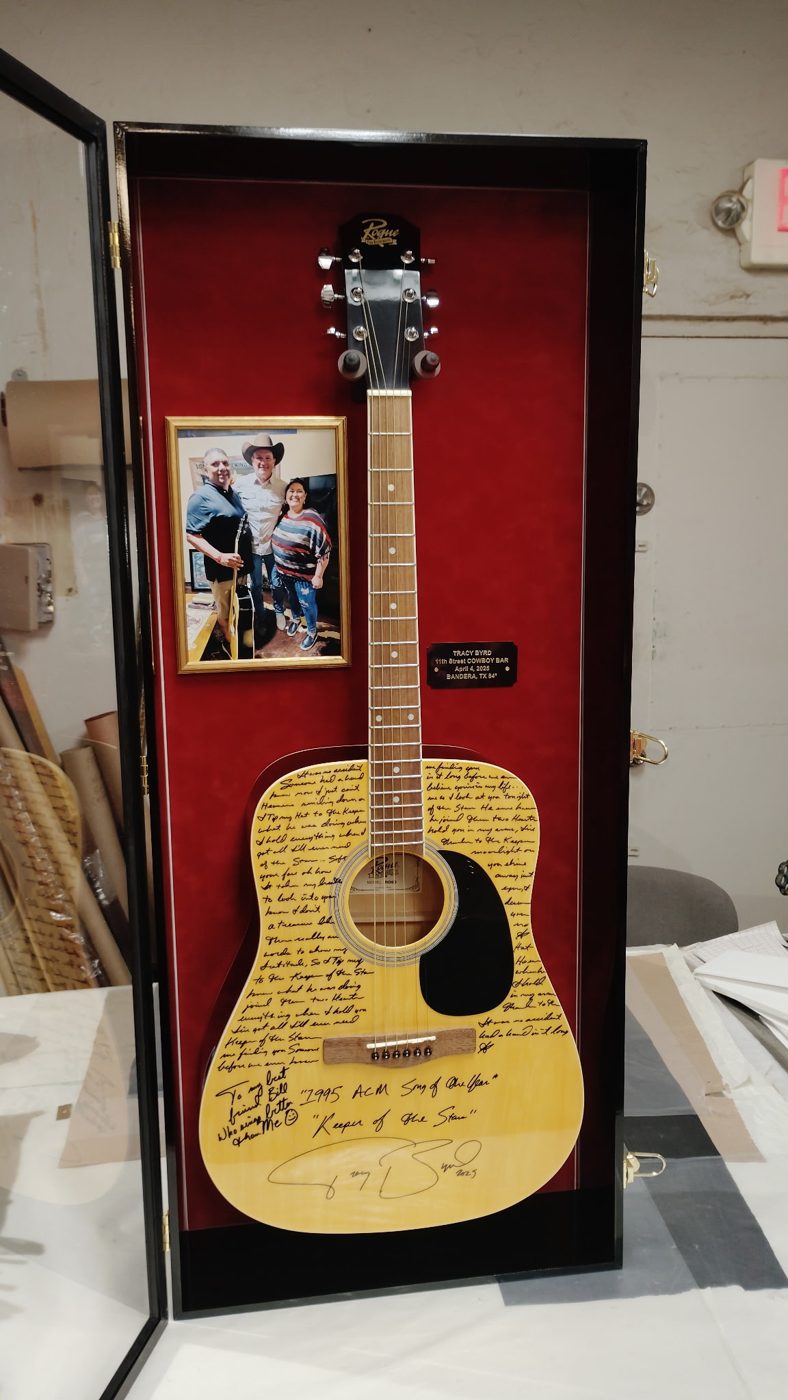 Custom framing work by Uncommon — Lubbock, TX
