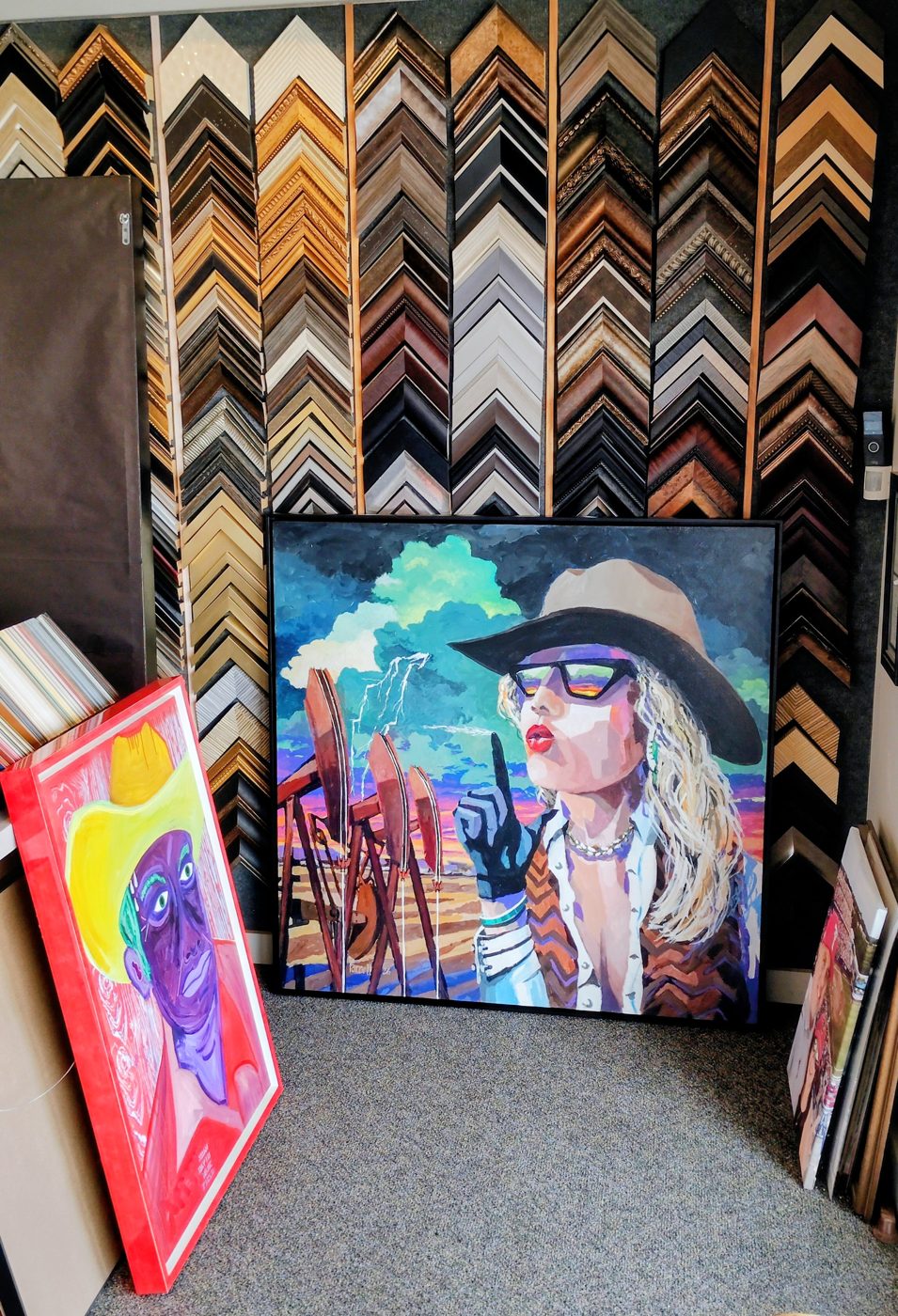 Custom framing work by Uncommon — Lubbock, TX